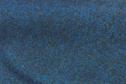 H3420 - Electric Blue Herringbone (390 grams / 13.5 Oz) | Huddersfield ...