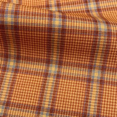 H5111 - ORANGE WITH BLUE RED CHECK (240 grams / 8 Oz)