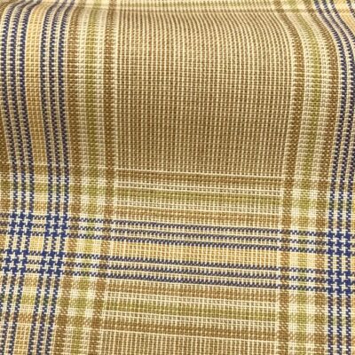 H5117 - BEIGE WITH LIME BLUE CHECK (240 grams / 8 Oz)