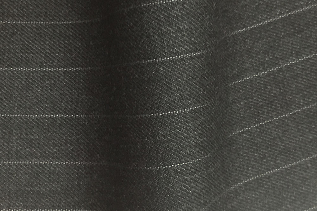 H7512 - GREY PIN STRIPE (280 grams / 9 Oz) - Huddersfield Textiles