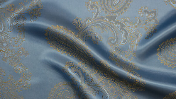 HTL 7025 - Large Paisley Sky W/Gold