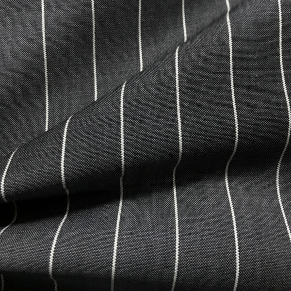 H2030 - Dark Grey W/ White Banker Stripe