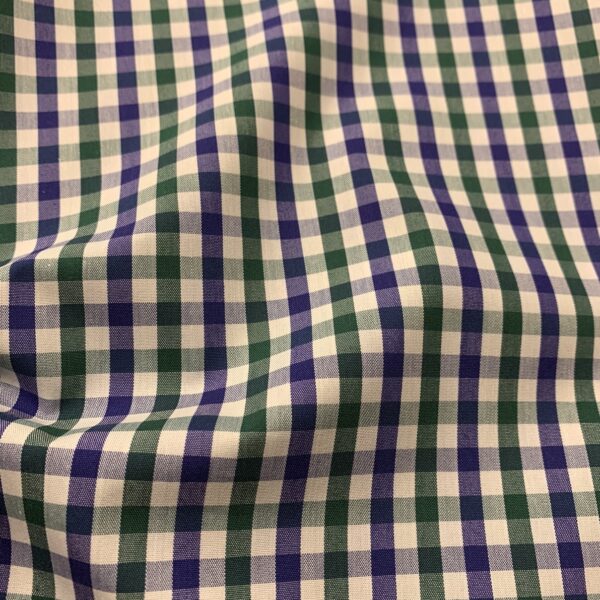 HTS44 - Blue and Green Gingham