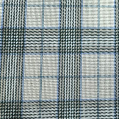 SAL258 - CREAM W/ BLUE & GREEN CHECK (280 Grams / 10 oz)