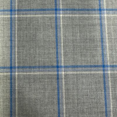 SAL264 - LIGHT GREY W/ BLUE & WHITE CHECK (280 Grams / 10 oz)