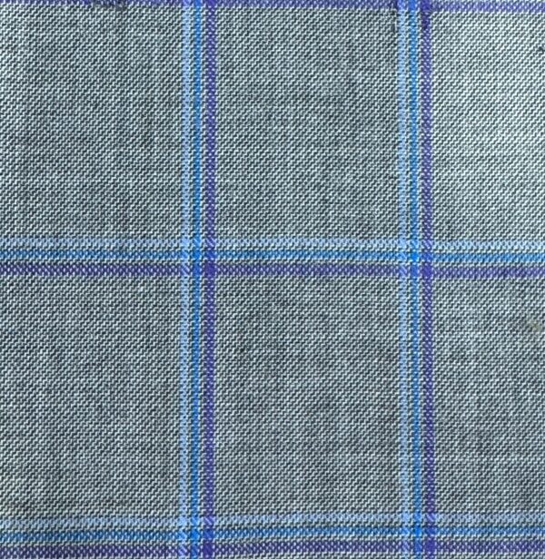 SAL265 - GREY W/ PURPLE & BLUE CHECK (280 Grams / 10 oz)