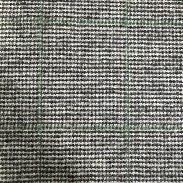 SAL283 - BROWN W/ GREEN CHECK FLANNEL (360 Grams / 13 oz)