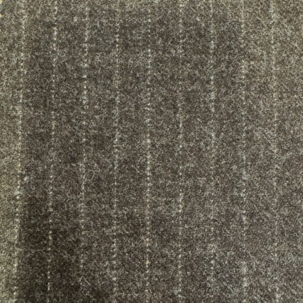 SAL289 - BROWN STRIPE FLANNEL (360 Grams / 13 oz)