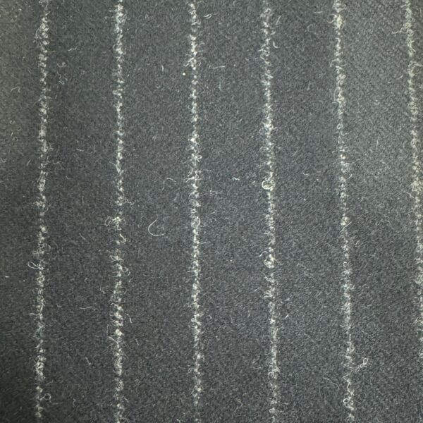 SAL290 - NAVY CHALK STRIPE FLANNEL (360 Grams / 13 oz)
