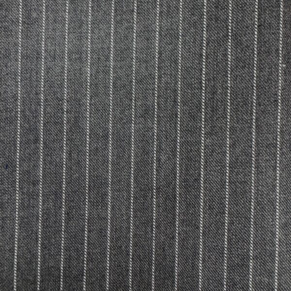 SAL311 - GREY NARROW ROPE STRIPE SUPER 120' (300 Grams / 12.5 oz)