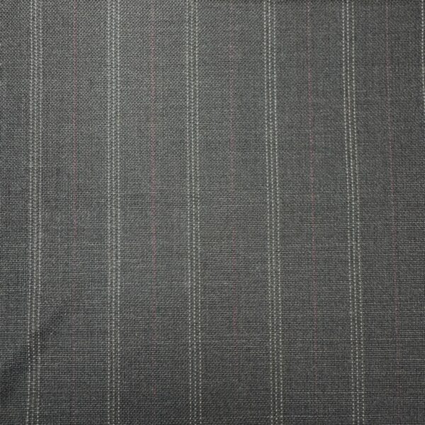 SAL320 - BROWN W/ WHITE & RED STRIPE SUPER 120' & MOHAIR (220 Grams / 7.5 oz)
