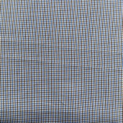 SS79 - Brown & Blue Small Check
