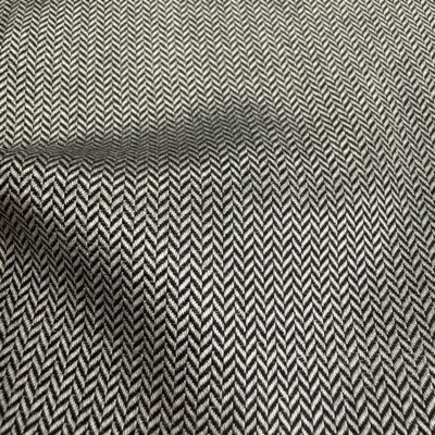 SAL325 - BLACK & WHITE HERRINGBONE SUPER 120' & SILK (240 Grams / 8.5 oz)