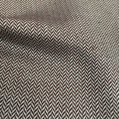SAL327 - RED & WHITE HERRINGBONE SUPER 120' & SILK (240 Grams / 8.5 oz)